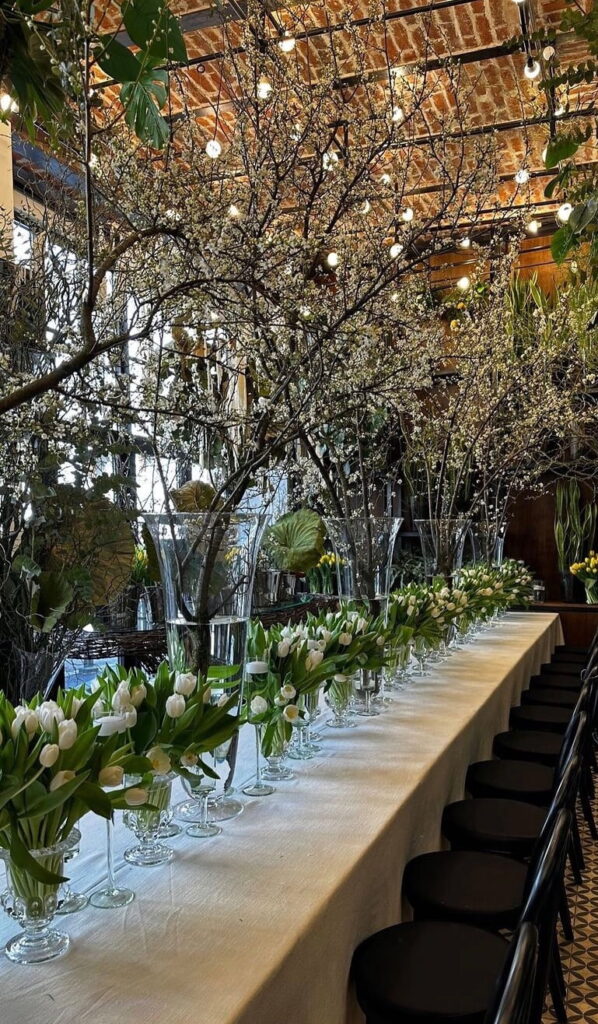 Luces para salón de bodas