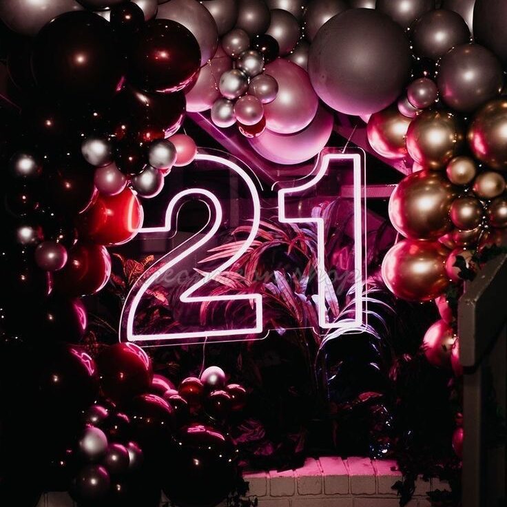 Números gigantes para cumpleaños